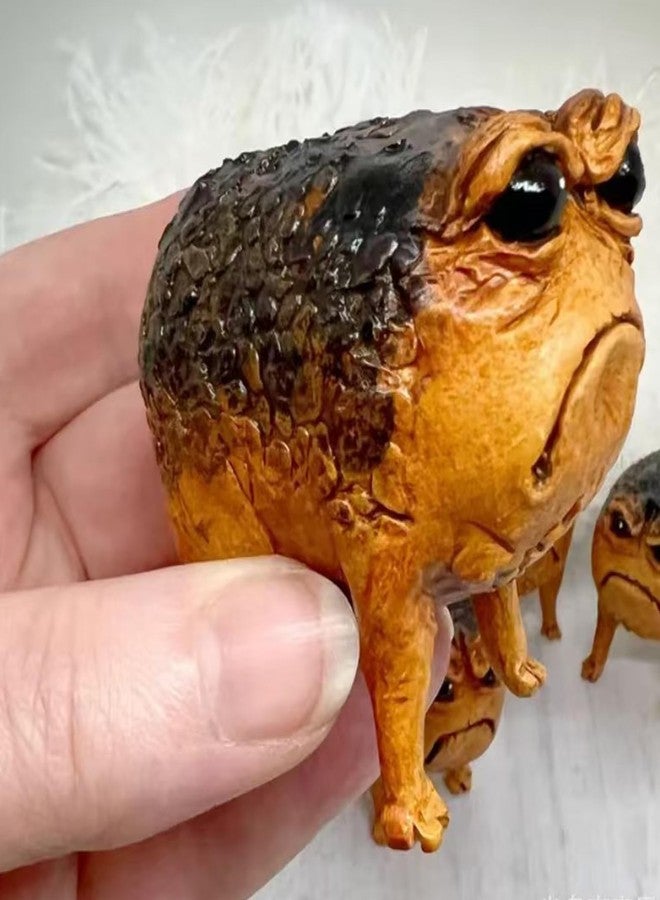 ALHBEJT Frog Toad Statue Ugly Angry Sculptures Garden Statues Garden Yard Decor Statue Fun Novelty Home Office Decor - Image 5